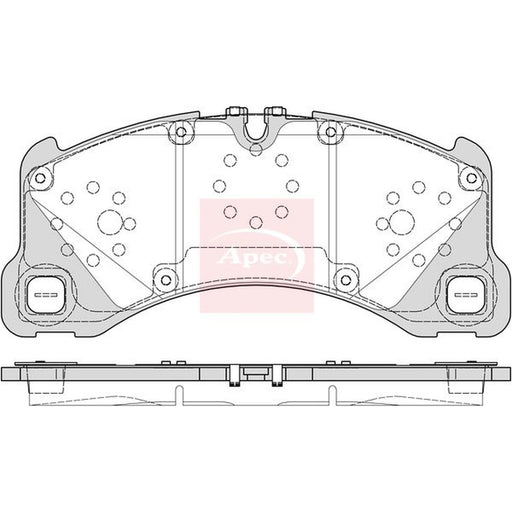 Apec Front Brake Pad Set PAD2411