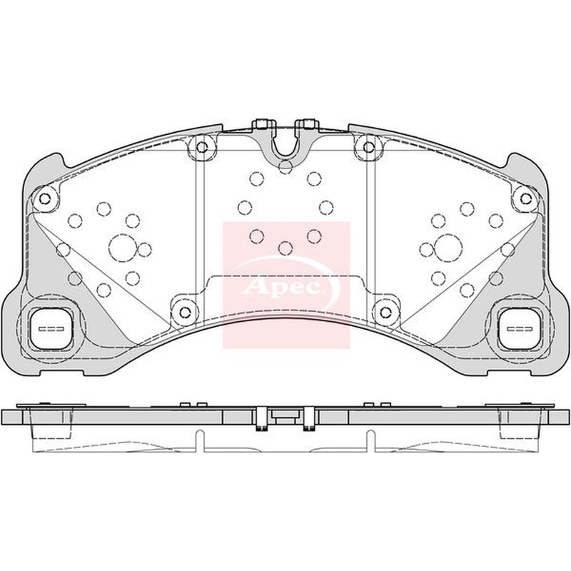 Apec Front Brake Pad Set fits Audi E-Tron GT 2024 on