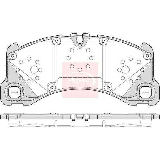 Apec Front Brake Pad Set fits Audi E-Tron GT 2024 on
