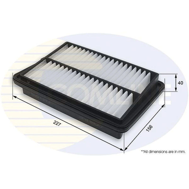 Comline Engine Air Filter fits Suzuki Baleno 2016 on 1.0