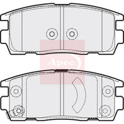 Apec Rear Brake Pad Set fits Chevrolet Captiva 2006-2011 2.0 2.2 2.4