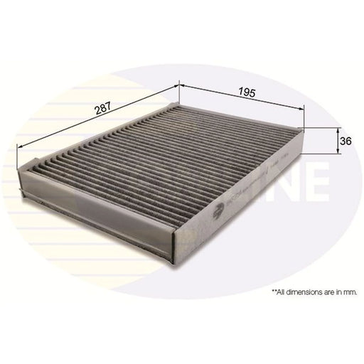 Comline Cabin Air Filter (Pollen Filter) fits Jaguar E-Pace 2017-2018 2.0