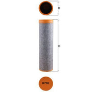 Mahle Secondary Engine Air Filter LXS 7120