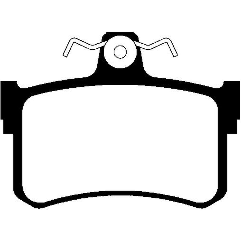 Abtex Rear Brake Pad Set fits MG Mgf 1995-2002 1.6 1.8