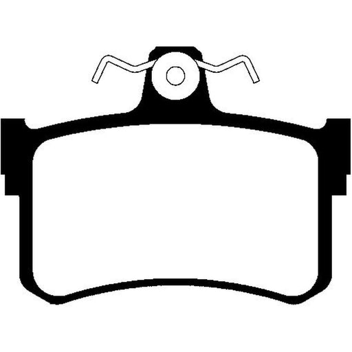 Abtex Rear Brake Pad Set fits MG Mgf 1995-2002 1.6 1.8