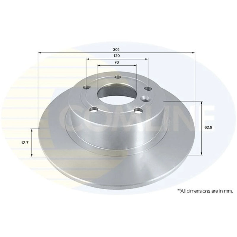 Comline Front & Rear Brake Discs & Pads fits Land Rover Range Rover 2002-2005