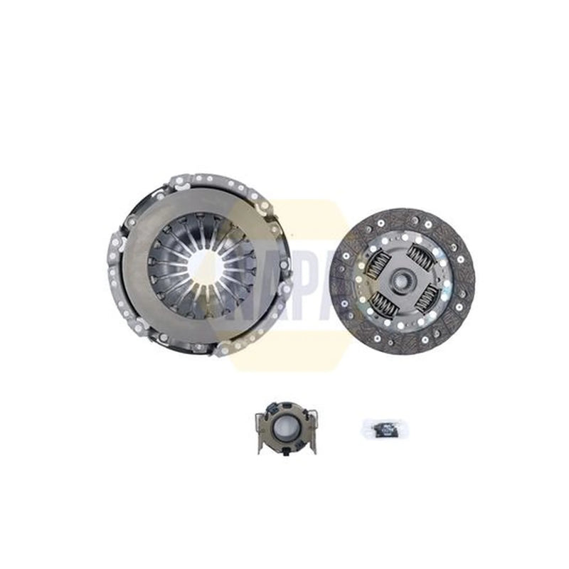 NAPA Clutch Kit Set 3pc fits Citroën C1 II 2014-2021 1.0