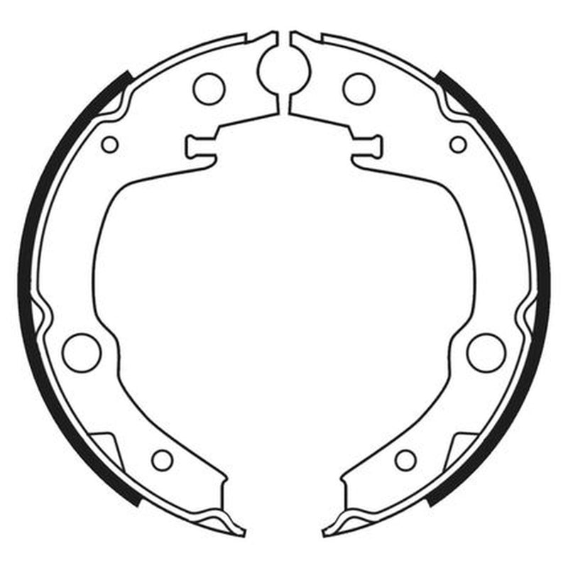 Abtex Brake Shoe Set Axle Kit fits Toyota Avensis 2003-2008 1.6 1.8 2.0 2.2 2.4