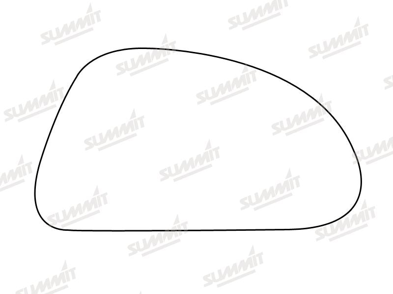 Summit Stick-On Standard Mirror Glass fits Suzuki Alto 81 on RHS Summit - Bars 4 Cars