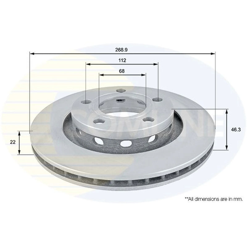 Comline Front & Rear Brake Discs & Pads fits Audi A8 D2 1995-2002
