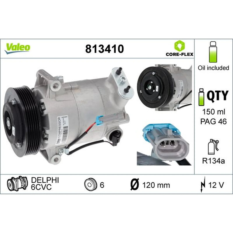 Valeo Air Conditioning Compressor 813410