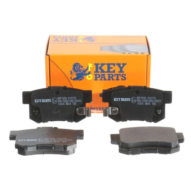 Key Parts 4 x Rear Brake Pad Set fits Acura Legend 1987-1991 2.0 2.7