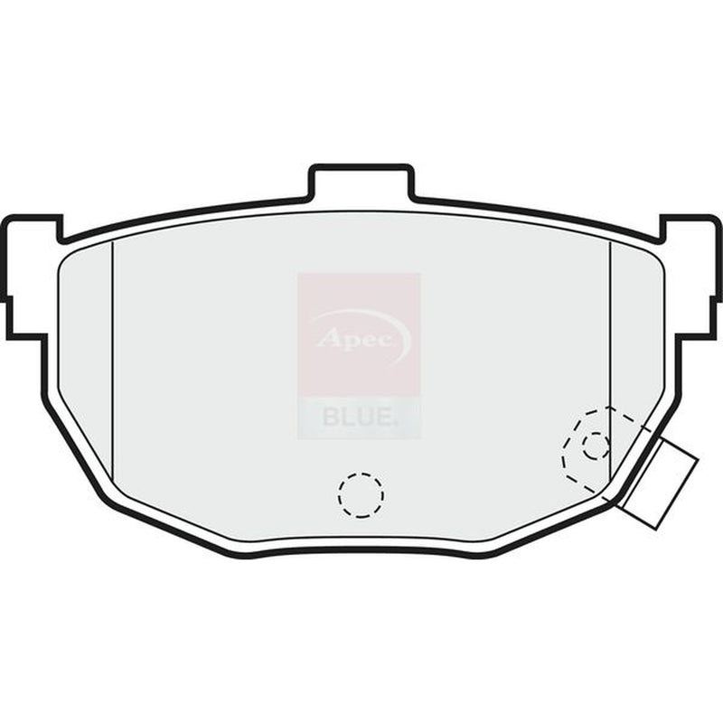 Apec Front & Rear Pads fits Hyundai Lantra 1990-1995 1.5