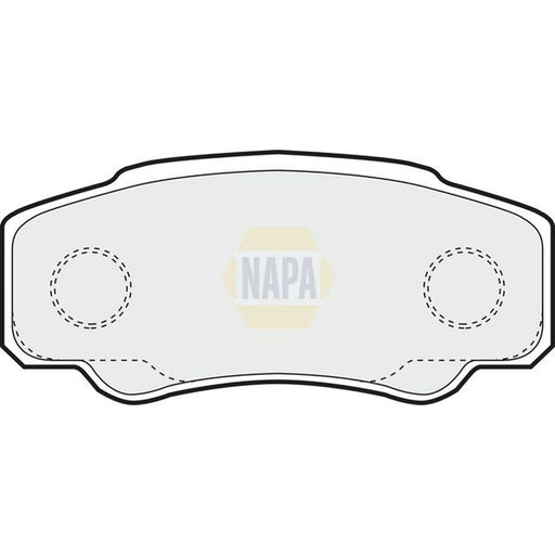 NAPA Rear Brake Pad Set fits Citroën Relay II 2002-2006 2.0 2.2 2.8