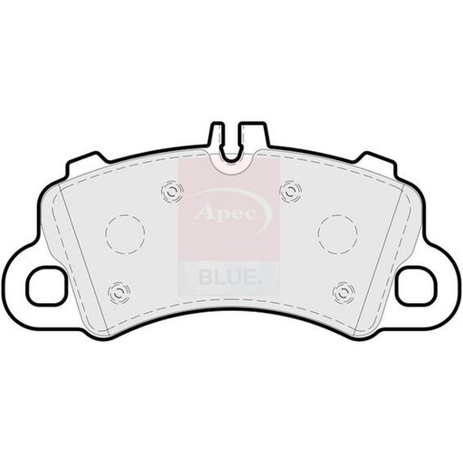 Apec Front Brake Pad Set fits Porsche Cayenne 2017-2023 3.0