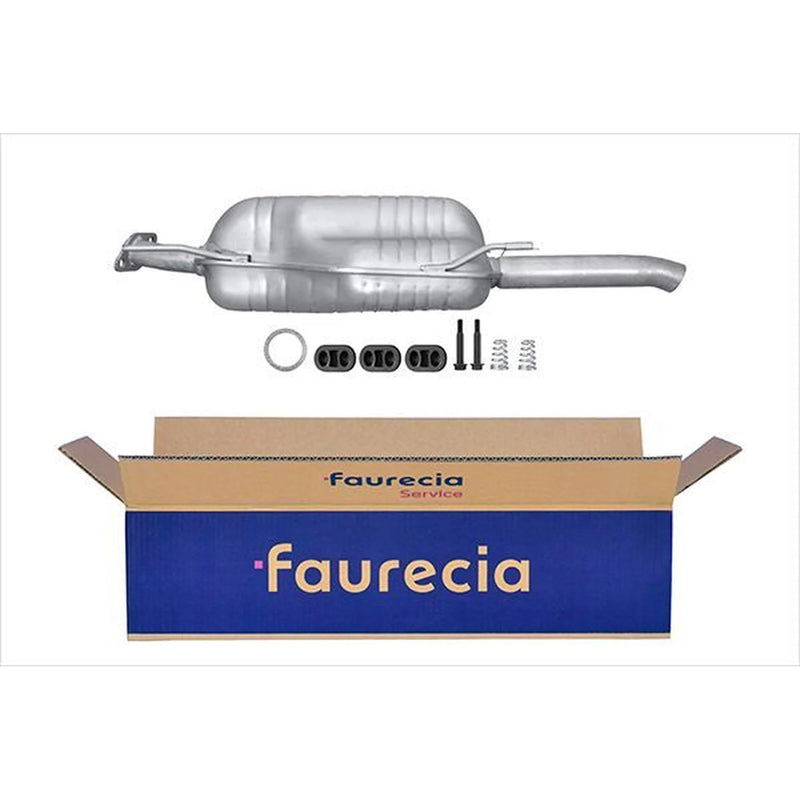 Hella End Silencer Rear fits Opel Astra G 1998-2005 1.7 2.0