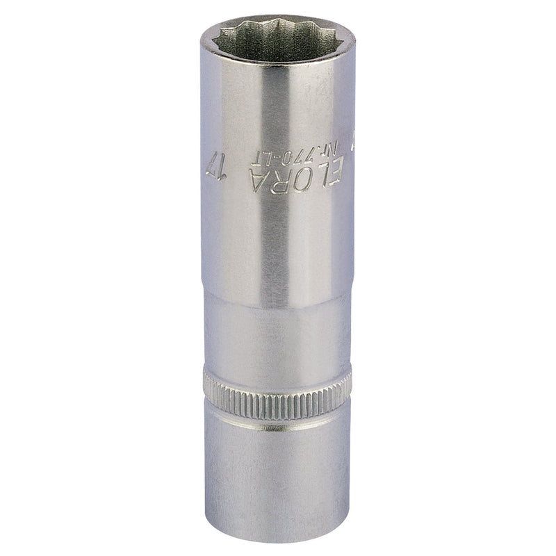 Draper Elora Deep Bi-Hexagon Socket, 1/2" Sq. Dr., 17mm 11935 Draper - Dynamic Drive