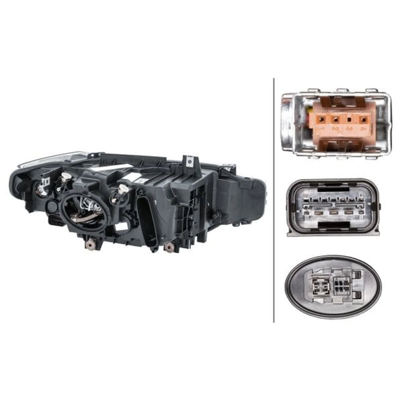 Hella Headlight Headlamp D1S (gas discharge tube) Left fits BMW 3 2011-2019