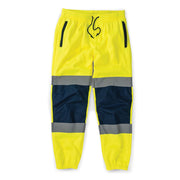 Tough Grit Hi-Vis 2-Tone Jogger Yellow/Navy M Tough Grit - Dynamic Drive