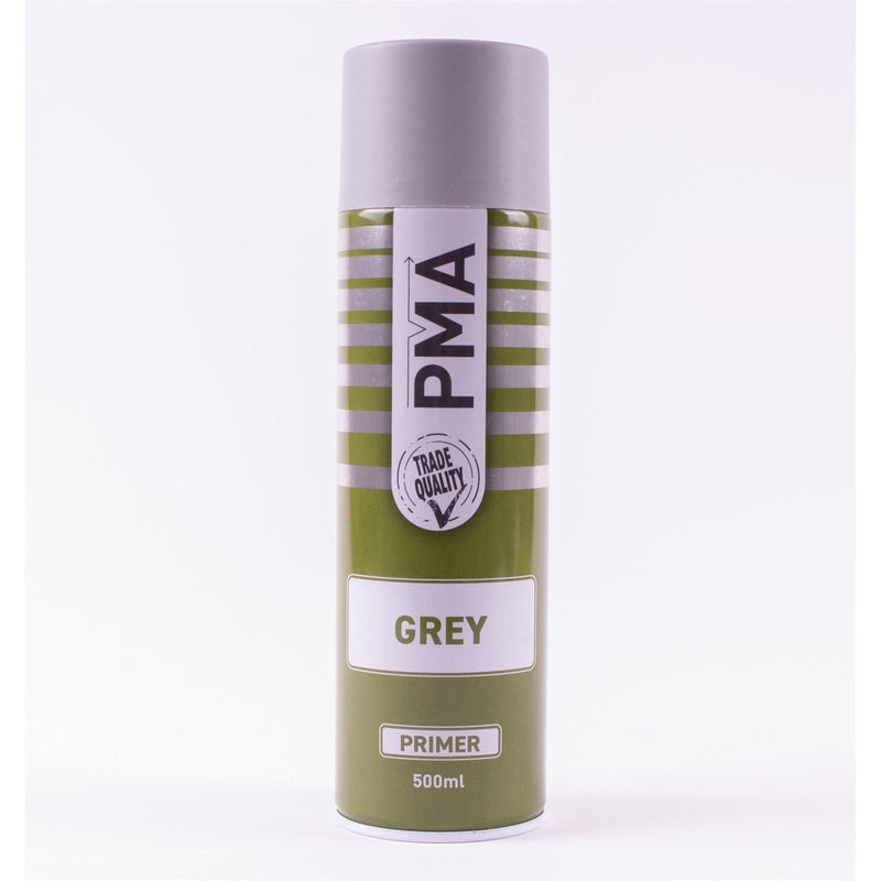 3x High Build Primer - 500ml Spray On Paint - Autotek Grey Aerosol High Coverage PMA - Dynamic Drive