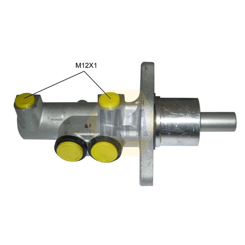 NAPA Brake Master Cylinder Hydraulic Assembly fits Ford C-Max 2007-2010 1.6