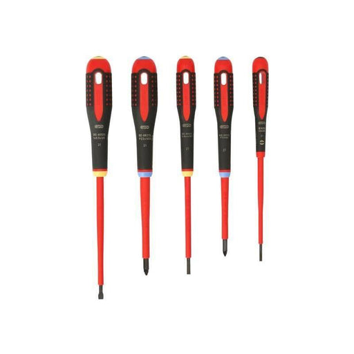 Bahco BE-9882S ERGO™ VDE Insulated Screwdriver Set, 5 Piece Bahco - NN4 Online