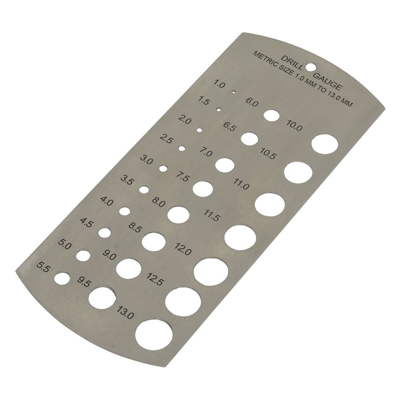 Sealey Drill Gauge Metric 1-13mm DGM1 Sealey - Dynamic Drive
