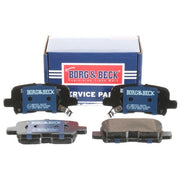 Borg & Beck Front & Rear Brake Discs & Pads fits Honda Stepwgn 2000-2005 2.0