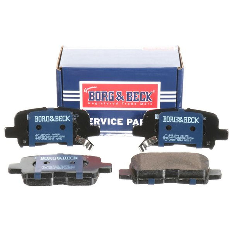 Borg & Beck Front & Rear Brake Discs & Pads fits Honda Stepwgn 2000-2005 2.0