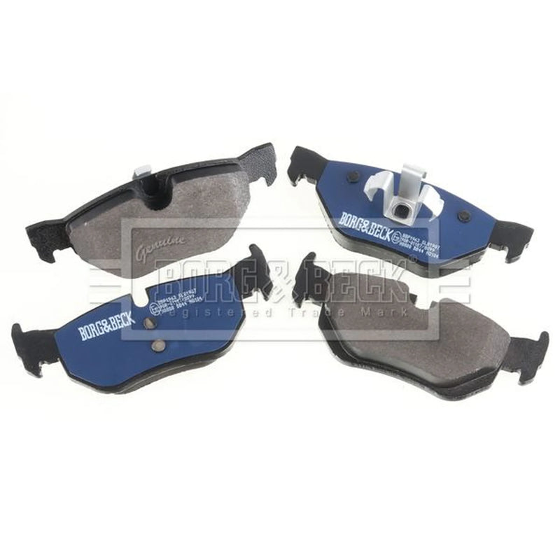 Borg & Beck Front Vented & Rear Vented Brake Discs & Pads fits BMW 3 2004-2013