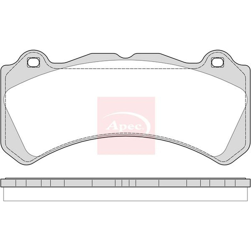 Apec Front Brake Pad Set fits Volvo S60 II 2015-2018 2.0