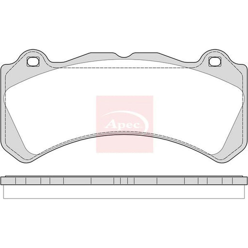 Apec Front Brake Pad Set PAD2377