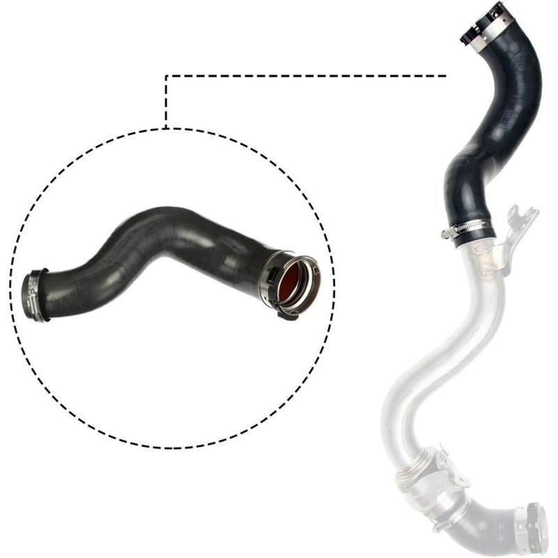 Gates Intercooler Turbo Charge Air Hose 437mm fits Nissan NV300 2016 on 1.6