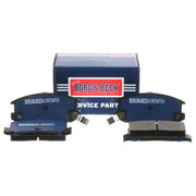 Borg & Beck 4 x Rear Brake Pad Set BBP1504