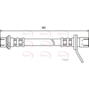 Apec Brake Hydraulic Hose Line Rear Left fits Toyota Avensis 1997-2003
