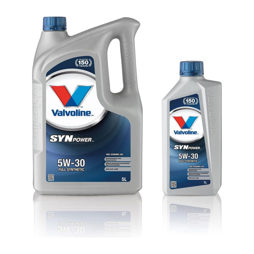 Valvoline SynPower FE 5W-30 5W30 Engine Oil - 6 Litres 6L Valvoline - Dynamic Drive