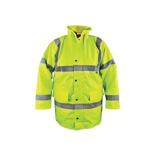 Scan Hi-Vis Yellow Motorway Jacket - M (41in) Scan - NN4 Online