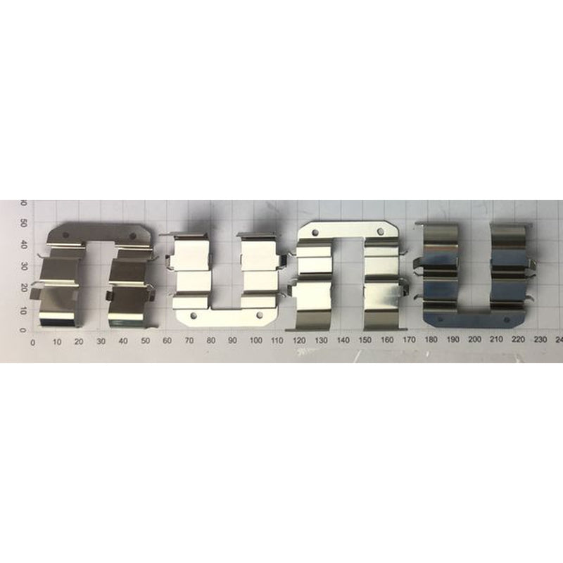 Abtex Brake Pad Accessory Fitting Kit Rear fits Hyundai Accent III 2005-2010