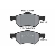 Textar Front Brake Pad Set 2380701