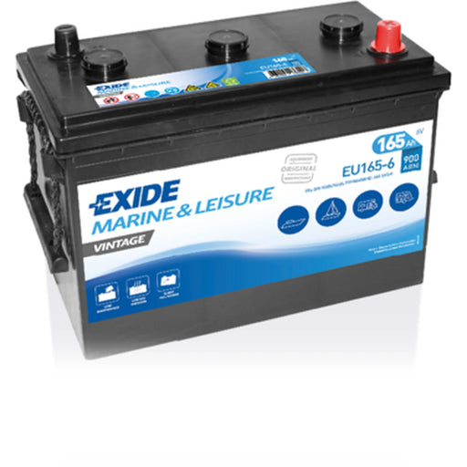 Exide Battery 6V 165Ah 900A EU165-6