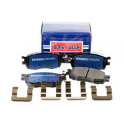 Borg & Beck Front & Rear Brake Discs & Pads fits Hyundai I20 I 2008-2015