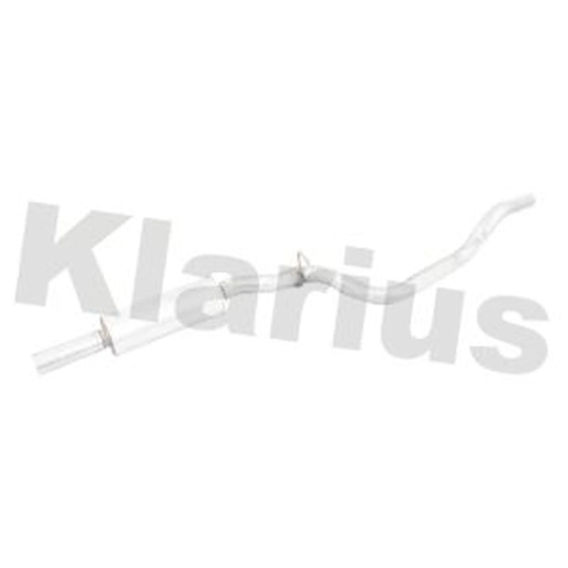Klarius Box With Centre Pipe Centre fits VW Passat B6 2005-2010 2.0