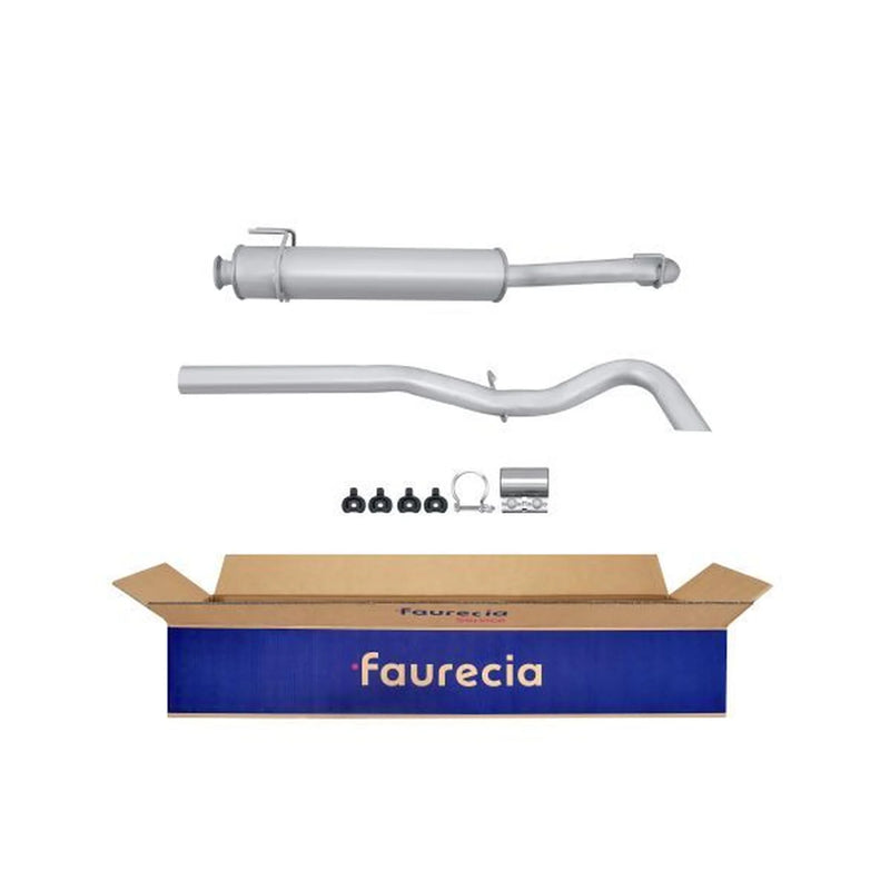 Hella End Silencer Rear fits Opel Movano A 1999-2001 2.2 2.8