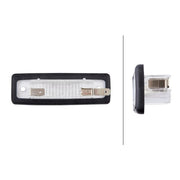 Hella Licence Plate Light / Lamp Right C5W fits BMW 3 1982-1995 2.3 2.5 2.7