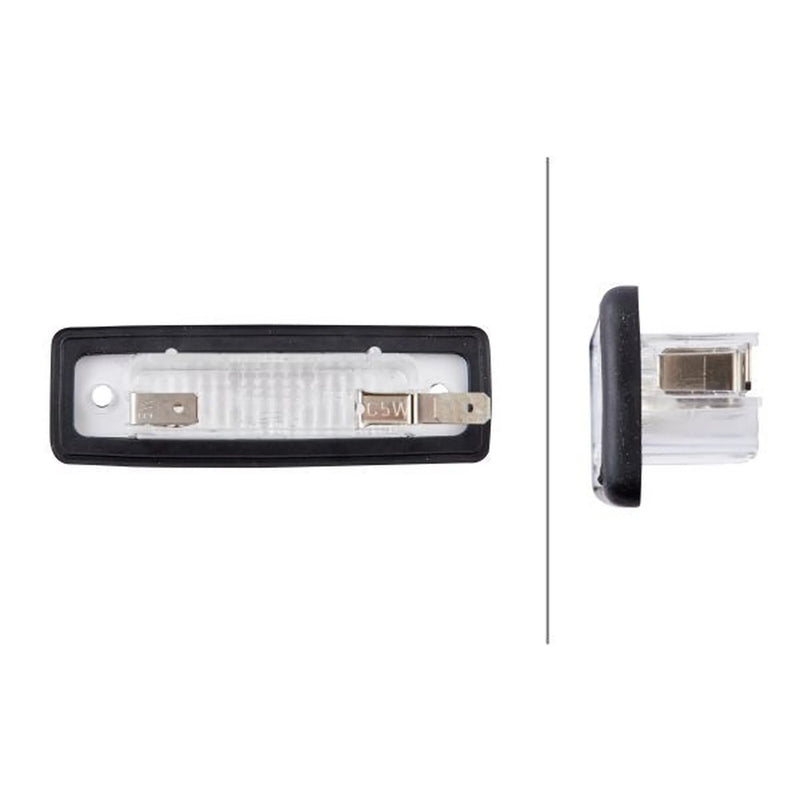 Hella Licence Plate Light / Lamp Right C5W fits BMW 3 1982-1995 2.3 2.5 2.7