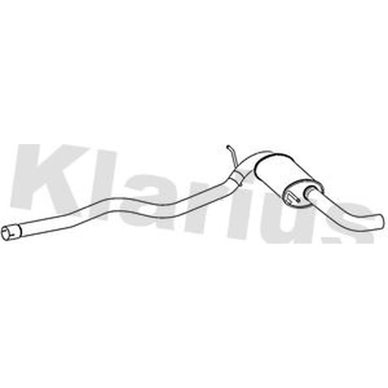 Klarius Box With Tail Pipe Rear fits BMW 3 2011-2019
