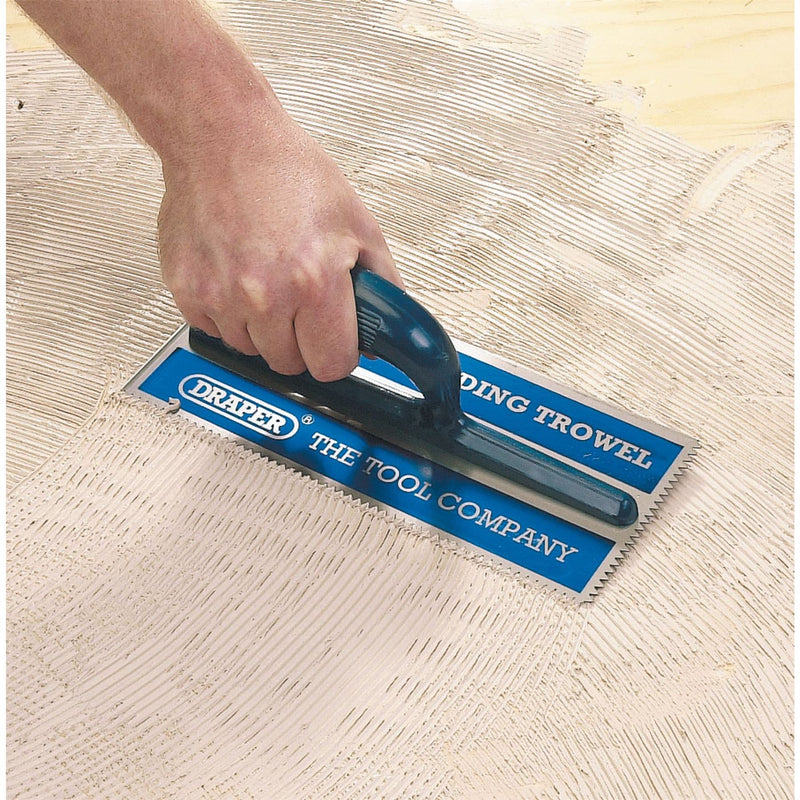 Draper Adhesive Spreading Trowel, 265mm 67144 Draper - Dynamic Drive