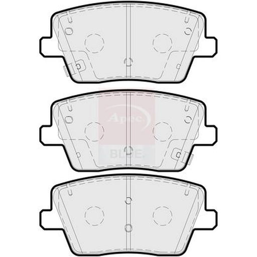 Apec Rear Brake Pad Set PD3923
