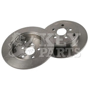 Key Parts Rear Brake Discs & Pads fits Toyota Avensis 2003-2008 1.6 1.8 2.0 2.4