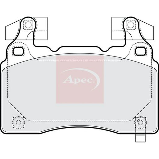 Apec Front Brake Pad Set PAD2255
